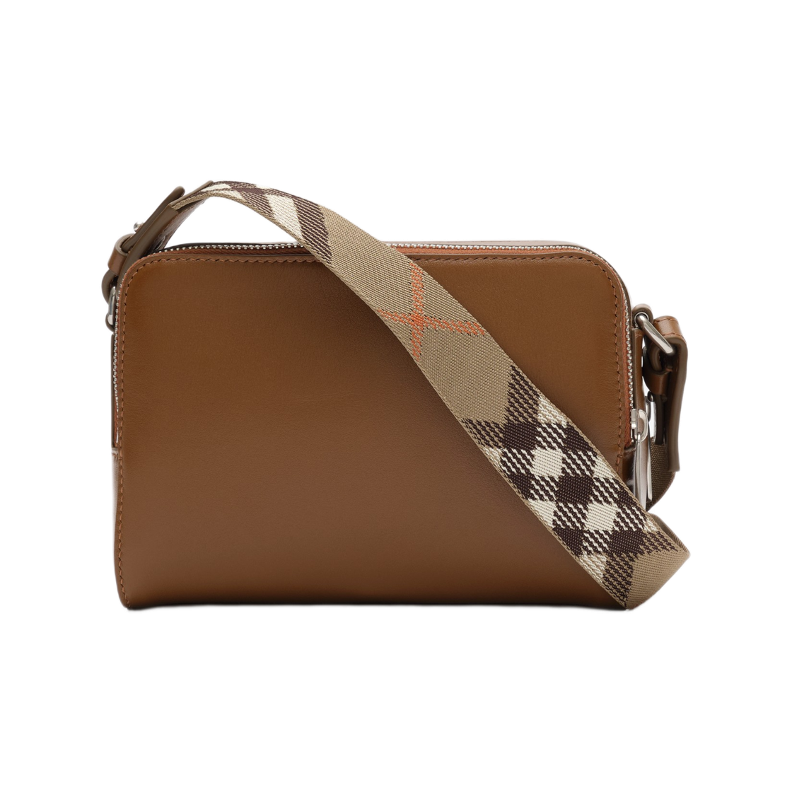 버버리 팝 체크 크로스바디백 핀치 브라운 헤이즐 브라운(Burberry Pop Check Crossbody Bag Finch Brown Hazel Brown) - 2