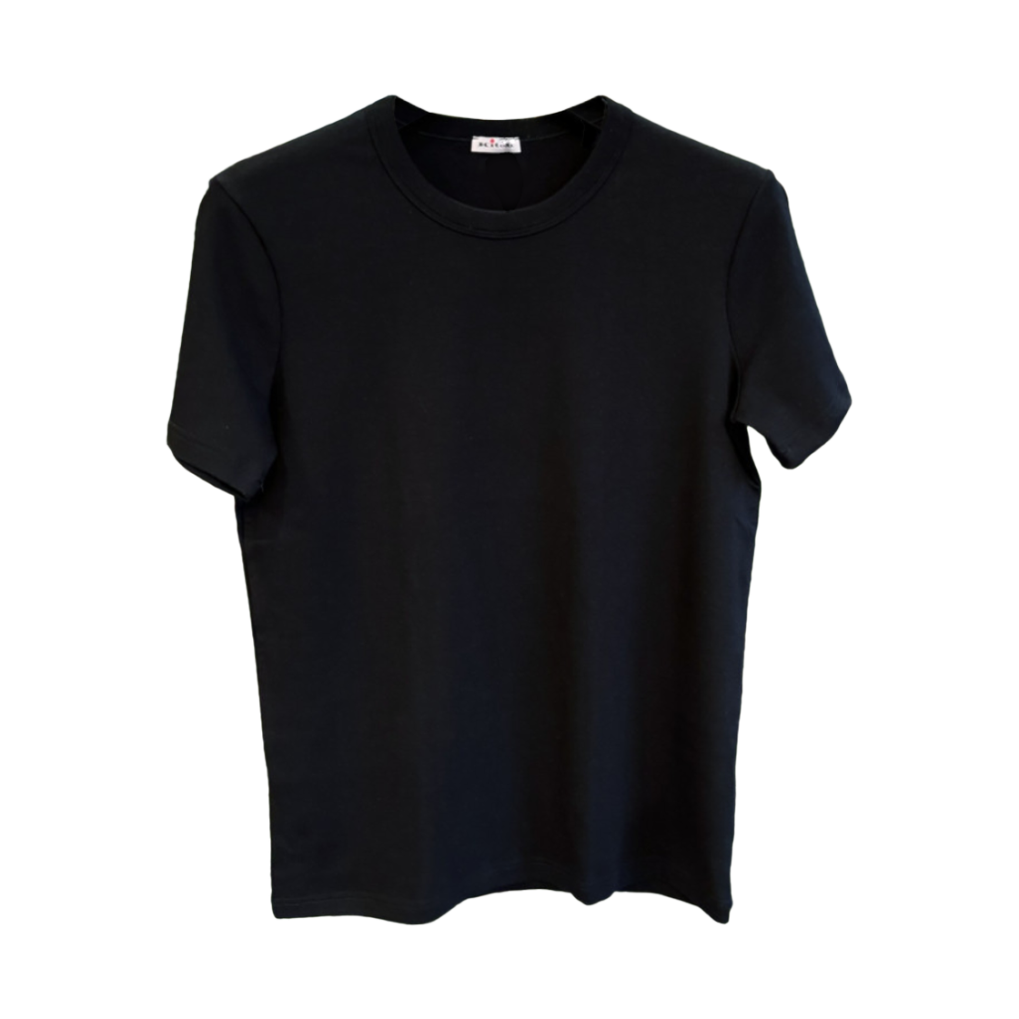 키톤 로고 라운드넥 숏슬리브 티셔츠 블랙(Kiton Logo Roundneck Short Sleeve T-Shirt Black) - 1