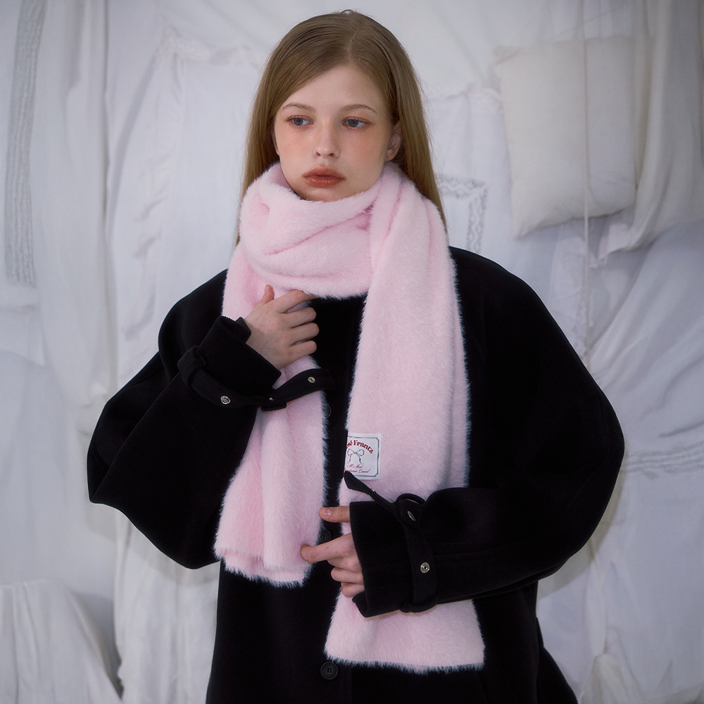 로제프란츠 코지 퍼 머플러 핑크(Rosefrantz Cozy Fur Muffler [Pink]) - 3