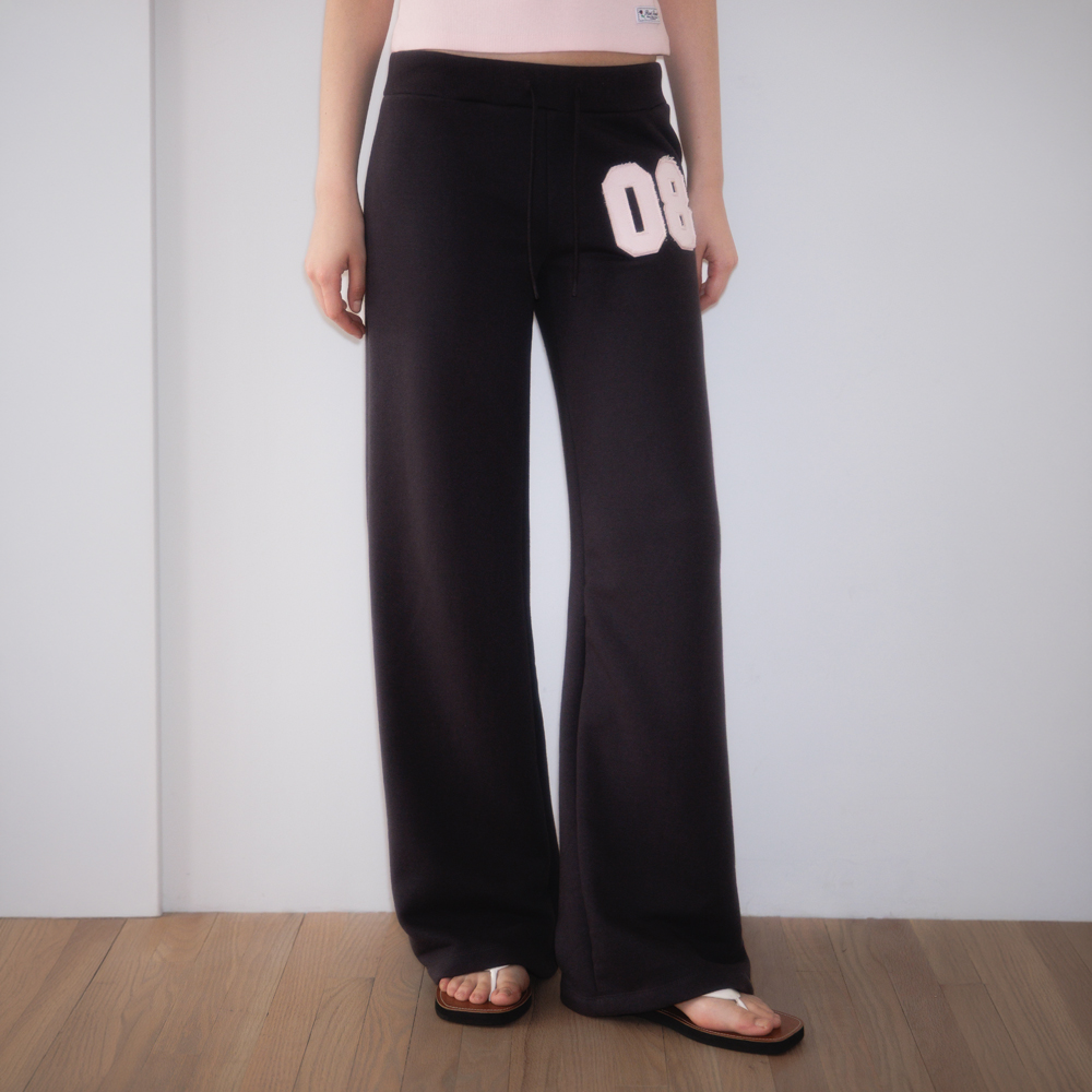로제프란츠 패치워크 부츠컷 스웻팬츠 차콜(Rosefrantz Patchwork Bootcut Sweatpants [Charcoal]) - 2