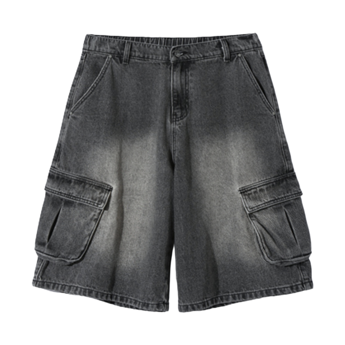 디미트리블랙 바이오 워싱 카펜터 버뮤다 카고 팬츠 그레이(Dimitri Black Bio Washing Carpenter Bermuda Cargo Pants Grey)