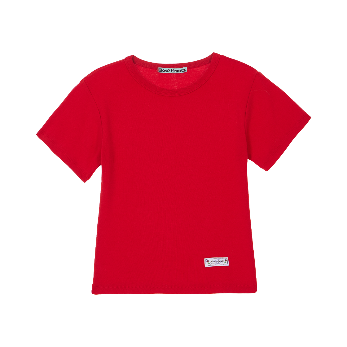 RS26CTS101RED Rosefrantz Essential Rose Label T-Shirt [Red]