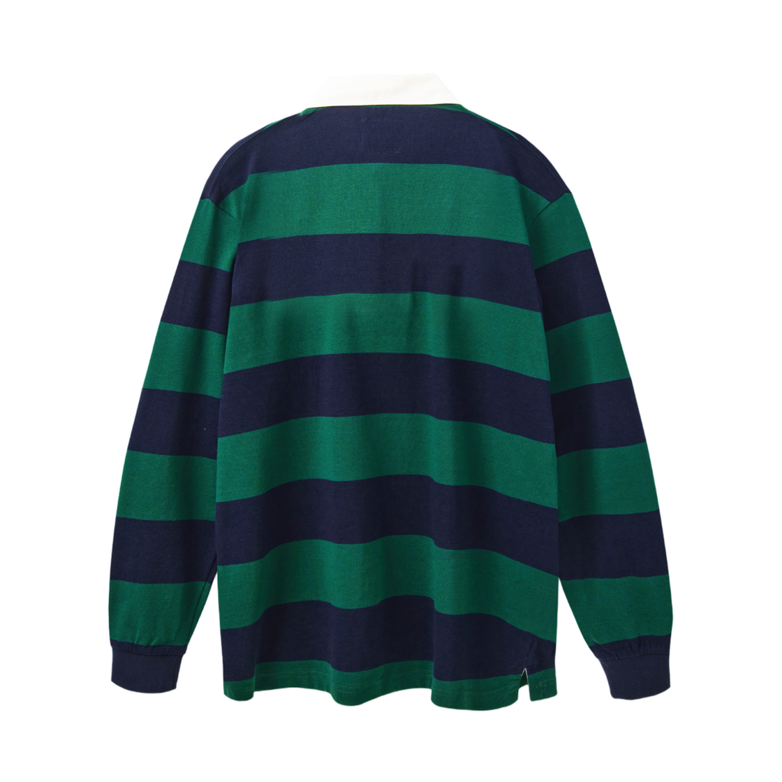 디미트리블랙 ASI 스트라이프 럭비 스웨트셔츠 티셔츠 그린 네이비(Dimitri Black ASI Stripe Rugby Sweatshirt T-Shirt Green Navy) - 2
