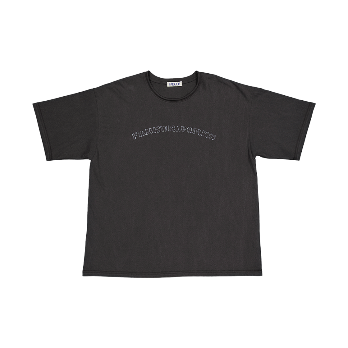 파버 빈티지 그래픽 티셔츠 차콜(FABEUR Vintage Graphic T-Shirt Charcoal) - 1