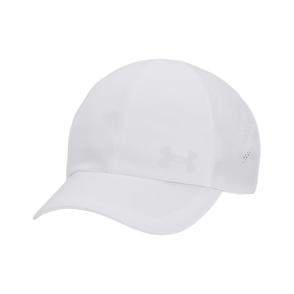(W) 언더아머 벨로시티 로우 어드저스터블 캡 화이트 리플렉티브((W) Under Armour Velociti Low Adjustable Cap White Reflective)
