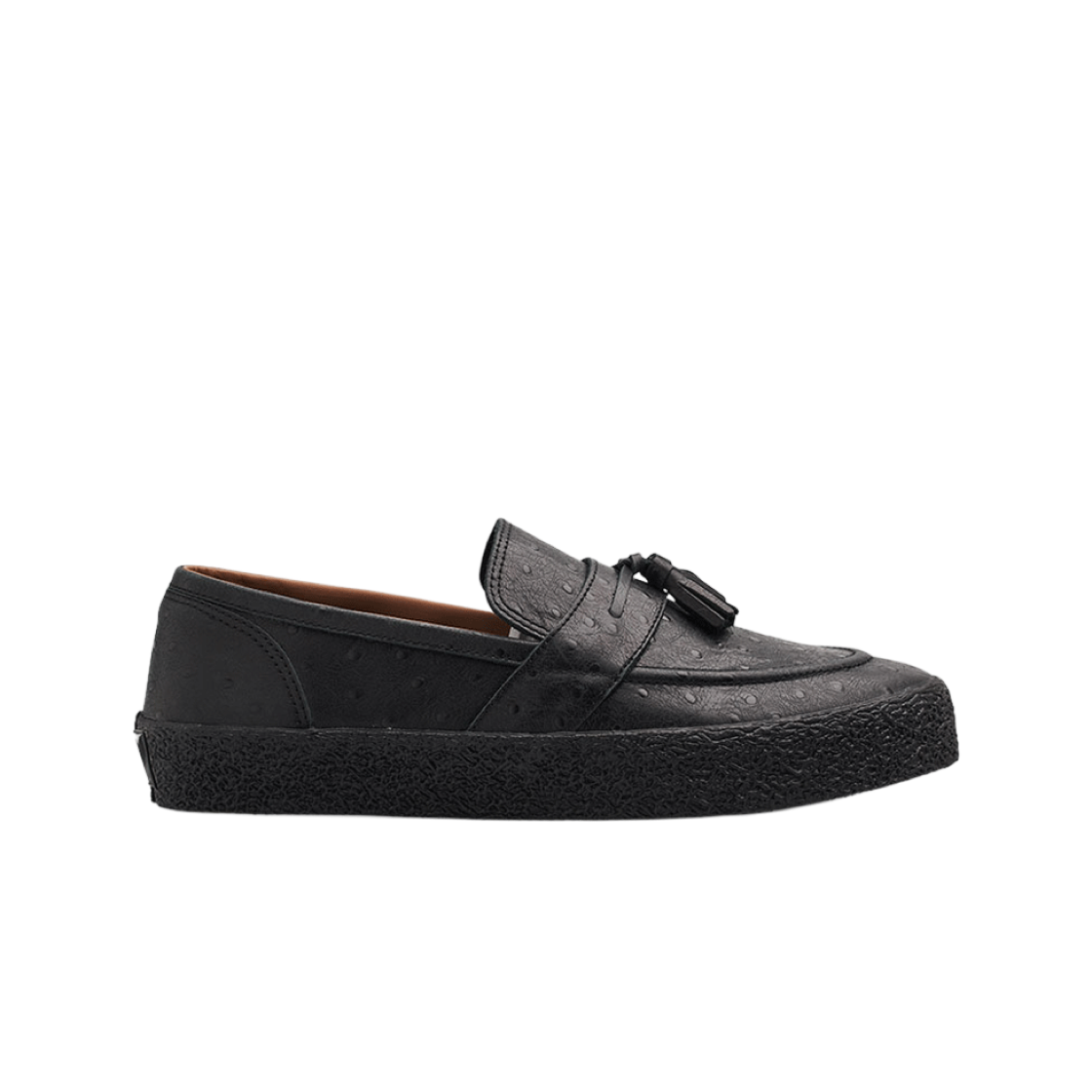 라스트리조트 VM005 로퍼 레더 오스트리치 블랙 블랙(Last Resort AB VM005 Loafer Leather Ostrich Black Black)
