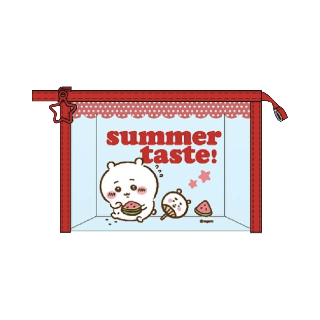 스파오 x 치이카와 썸머 파우치 레드(Spao x Chiikawa Summer Pouch Red) - 1