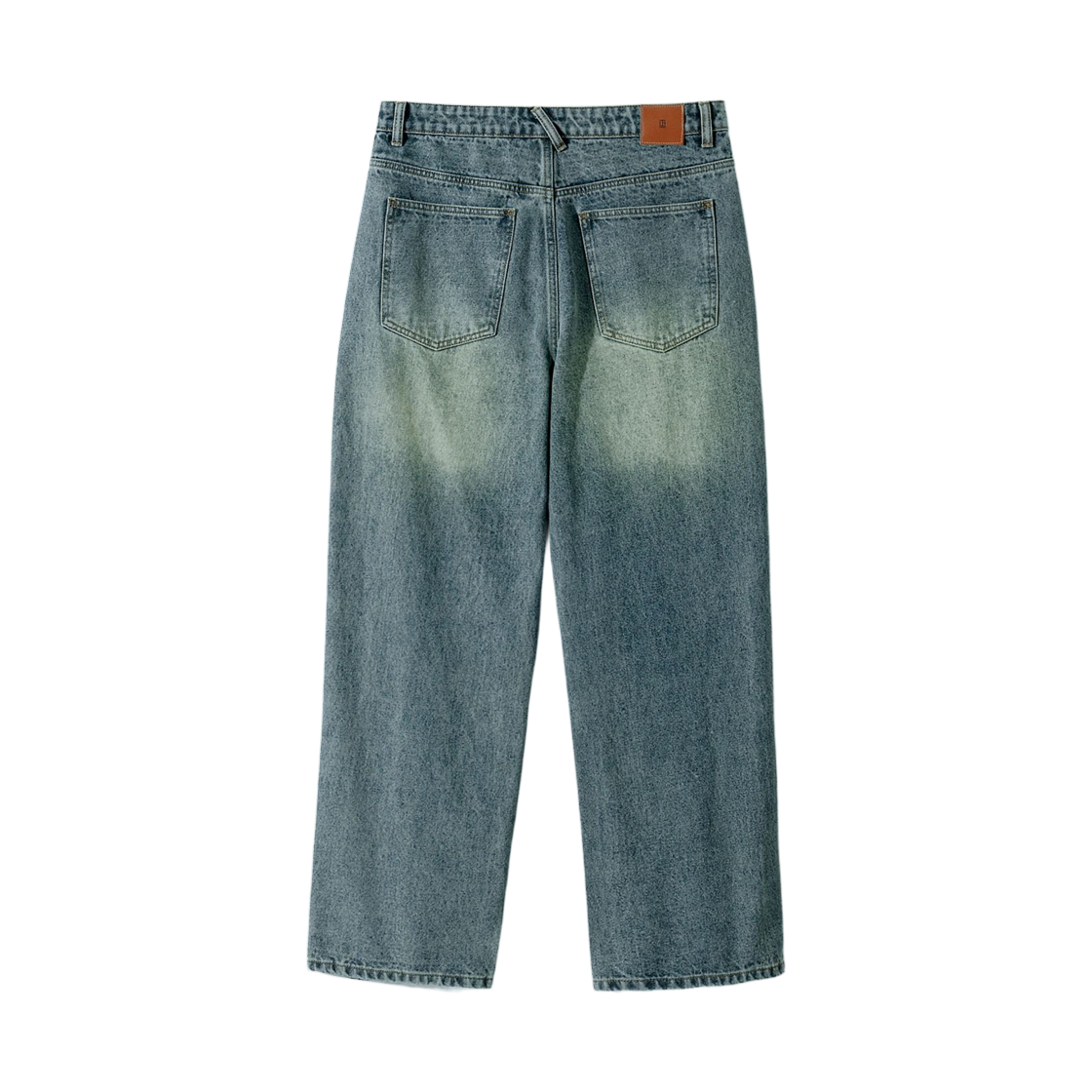 디미트리블랙 ASI 포 하우스 워시드 스트레이트 핏 데님 팬츠 더스트 인디고(Dimitri Black ASI Four Seasons Washed Straight Fit Denim Pants Dust Indigo) - 2