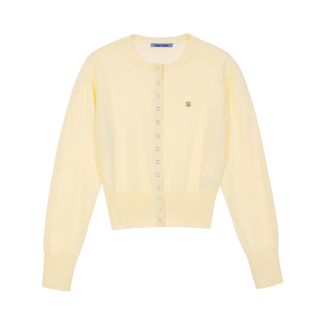 로제프란츠 아일렛 라운드 가디건 버터(Rosefrantz Eyelet Round Cardigan [Butter])