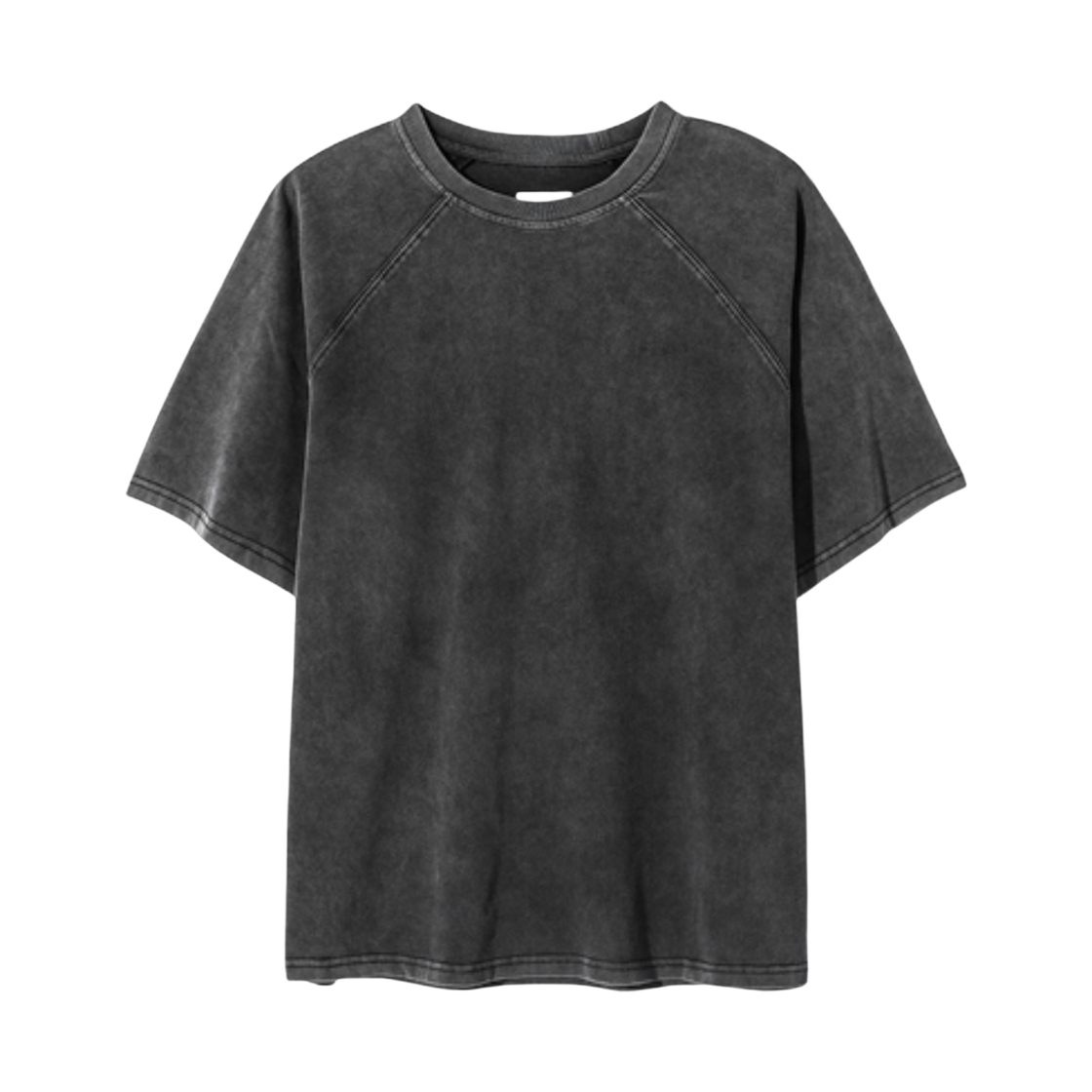 디미트리블랙 ASI 에센셜 피그먼트 래글런 숏슬리브 티셔츠 차콜(Dimitri Black ASI Essential Pigment Raglan Short Sleeve T-Shirt Charcoal)
