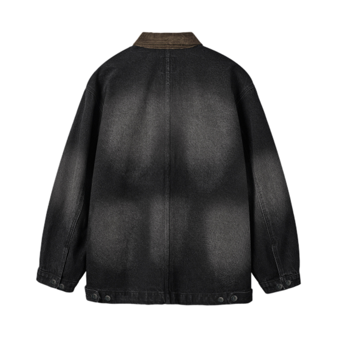 디미트리블랙 프렌치 워크 자켓 데님 빈티지 블랙(Dimitri Black French Work Jacket Denim Vintage Black) - 2