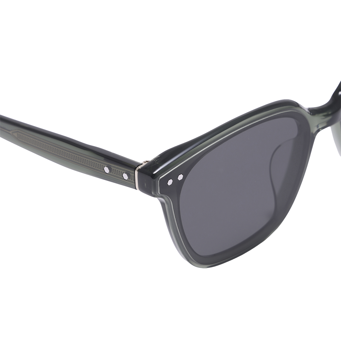 알로아이웨어 [SILVERBITE] SBS1603 1313G 플랫바 스퀘어 카키 선글라스(ALO EYEWEAR [SILVERBITE] SBS1603 1313G Flat Bar Square Khaki Sunglasses) - 4