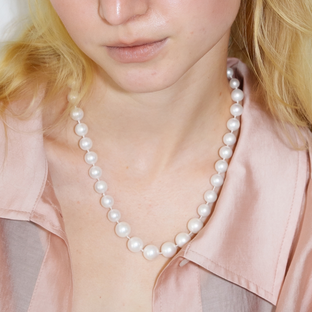 러브미몬스터 빅 위시 진주 목걸이 화이트(lovememonster Big Wish Pearl Necklace WHITE) - 5