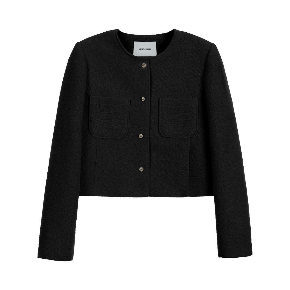 로제프란츠 포켓 트위드 자켓 블랙(Rosefrantz Pocket Tweed Jacket [Black])