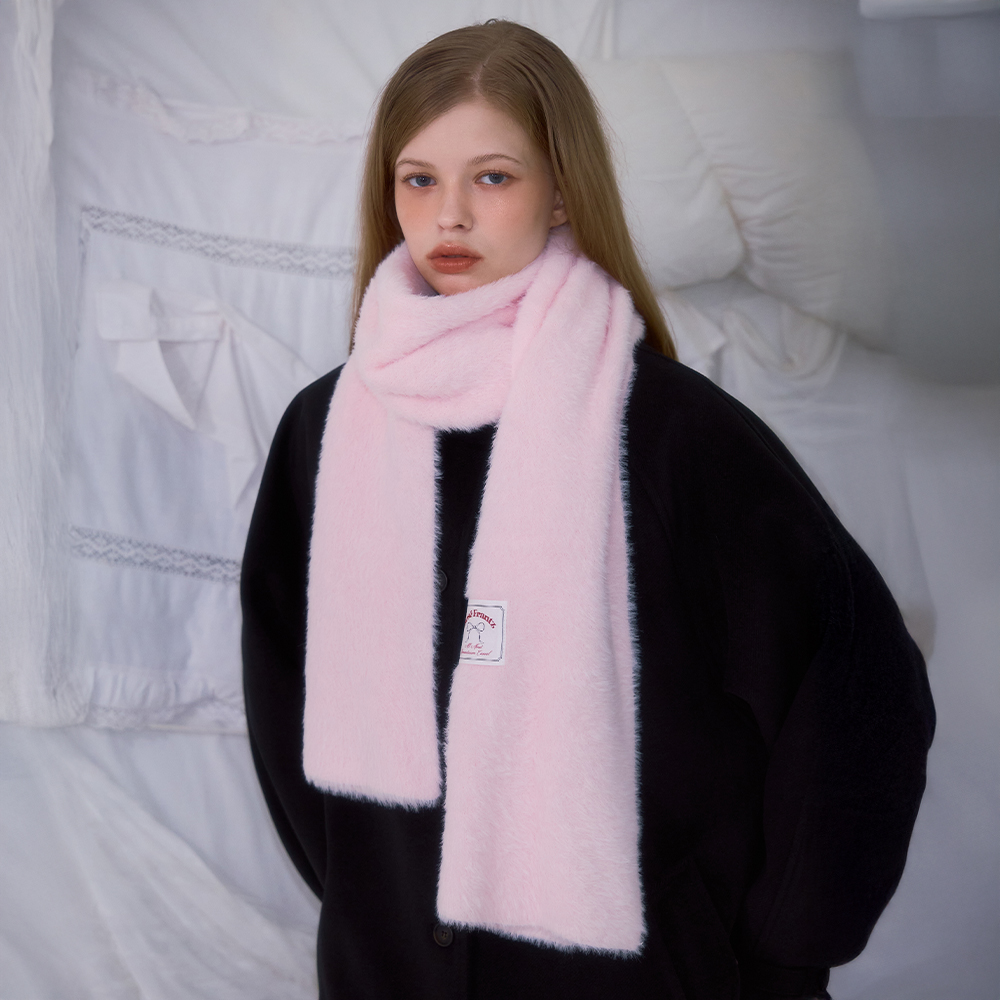로제프란츠 코지 퍼 머플러 핑크(Rosefrantz Cozy Fur Muffler [Pink]) - 5