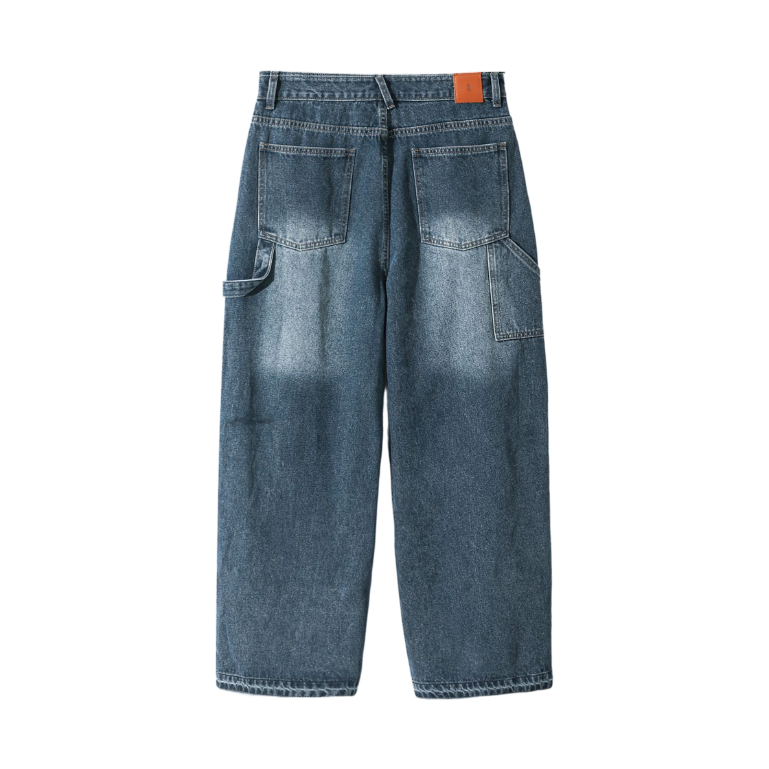 디미트리블랙 바이오 워싱 와이드 카펜터 데님 팬츠 인디고(Dimitri Black Bio Washing Wide Carpenter Denim Pants Indigo) - 2