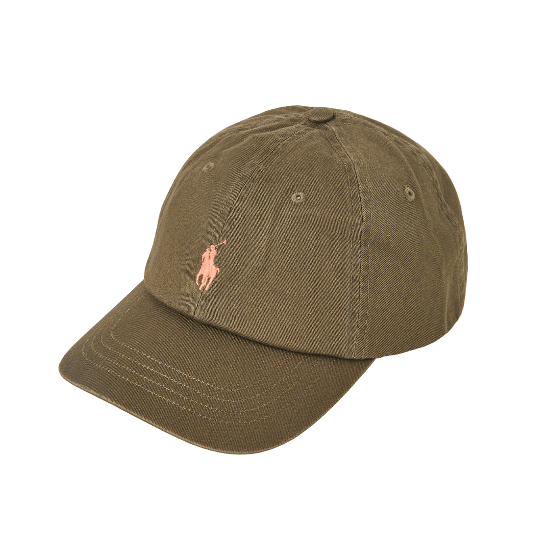 [10%적립] 폴로 랄프 로렌 코튼 치노 볼 캡 캐노피 올리브 - 26SS([10%적립] Polo Ralph Lauren Cotton Chino Ball Cap Canopy Olive - 26SS) - 3