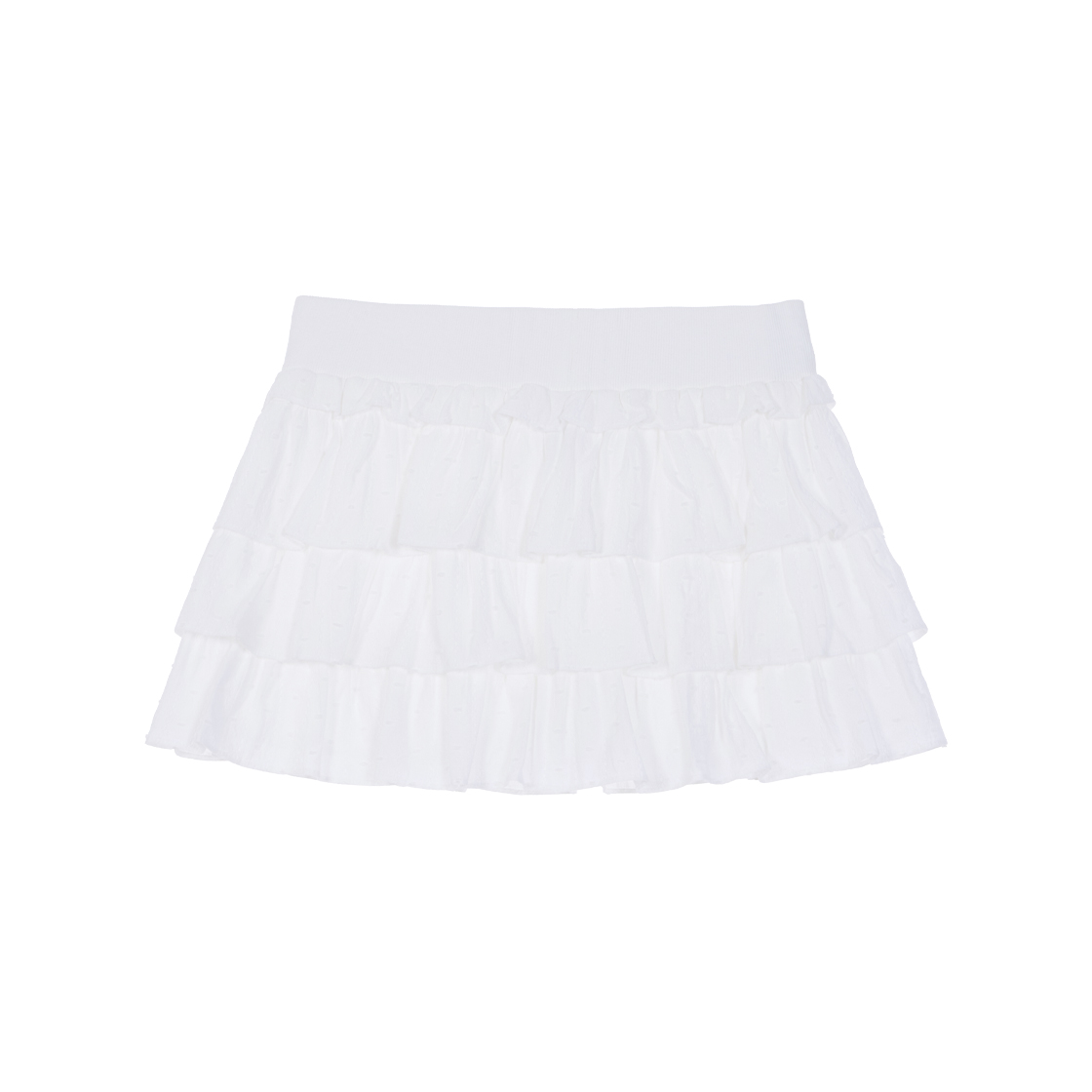로제프란츠 러블리 플레어 캉캉 미니 스커트 화이트(Rosefrantz Lovely Flare Cancan Mini Skirt [White]) - 5