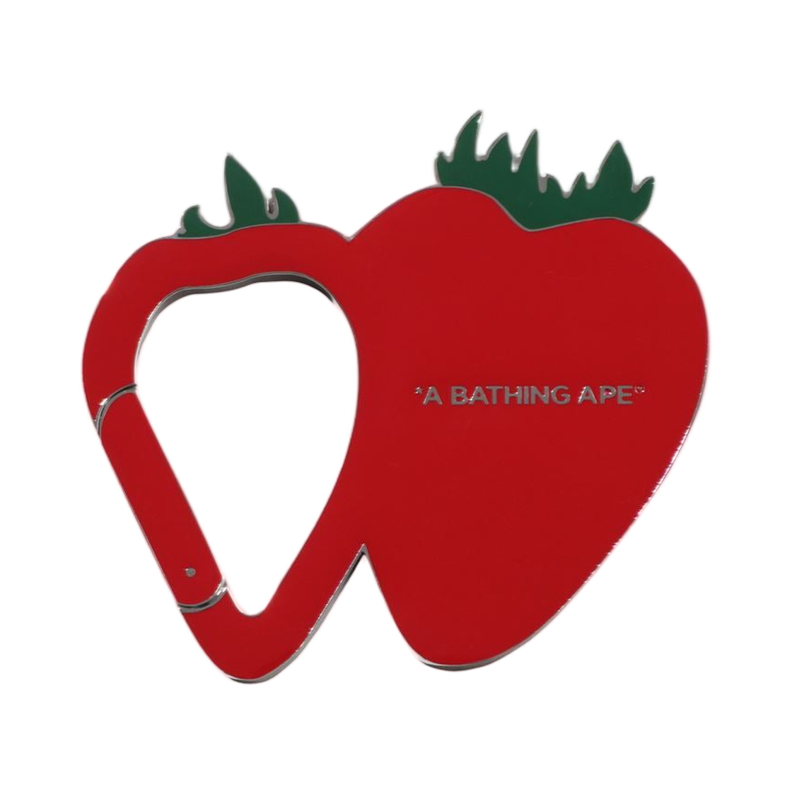 베이프 스트로베리 에이프 헤드 카라비너 레드(BAPE Strawberry Ape Head Carabiner Red) - 2