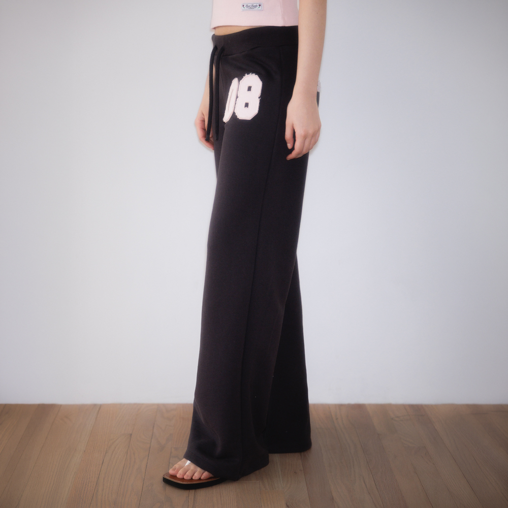 로제프란츠 패치워크 부츠컷 스웻팬츠 차콜(Rosefrantz Patchwork Bootcut Sweatpants [Charcoal]) - 5