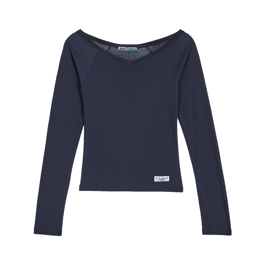 RS25FLS115CRC Rosefrantz Soft Curve V-neck Long Sleeve [Charcoal]