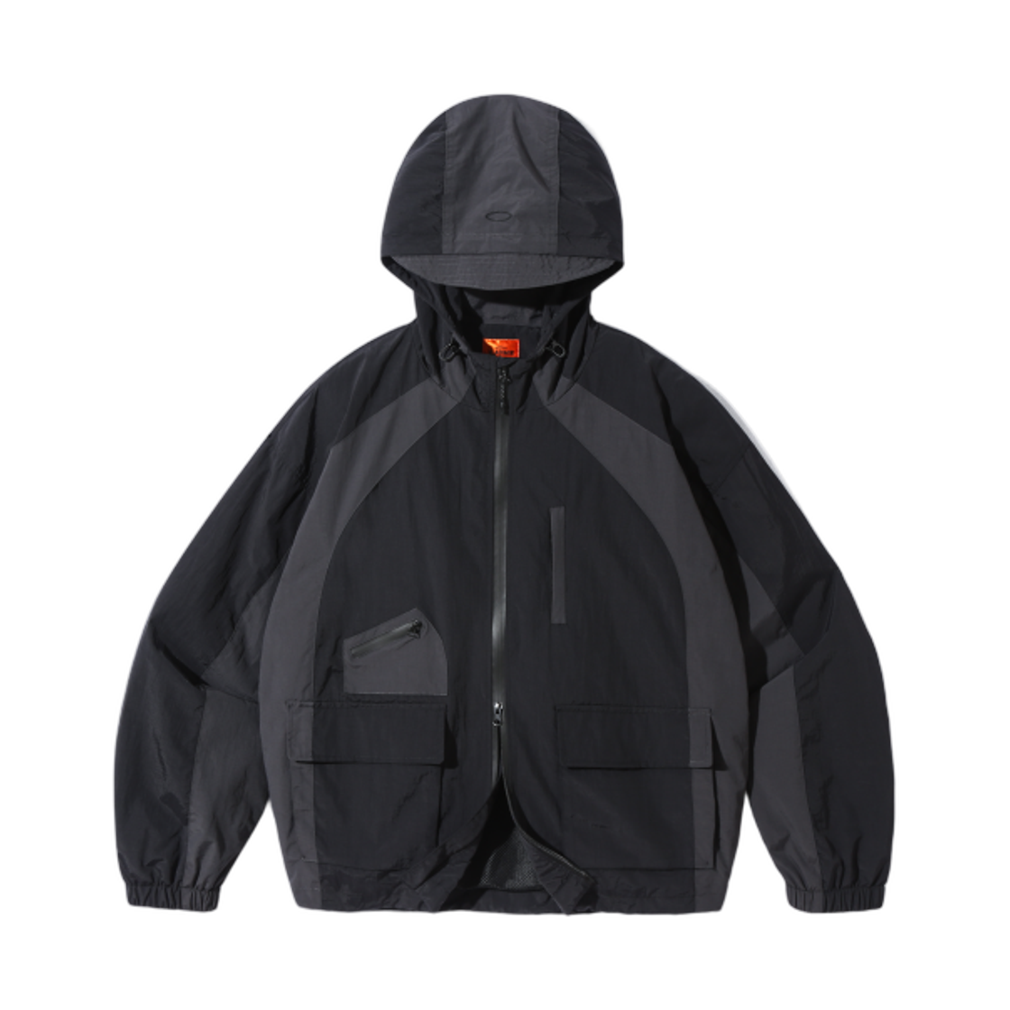 디미트리블랙 VLAD 투웨이 어센틱 후드 윈드브레이커 자켓 블랙 차콜 그레이(Dimitri Black VLAD 2Way Authentic Hooded Windbreaker Jacket Black Chacoal Grey)