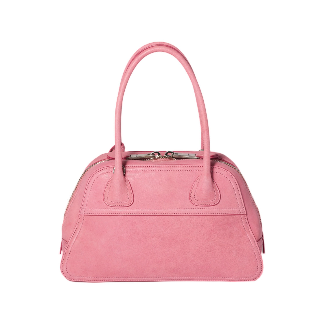 미우 미우 비반트 나파 레더 백 스몰 베고니아 핑크(Miu Miu Vivant Nappa Leather Bag Small Begonia Pink) - 3