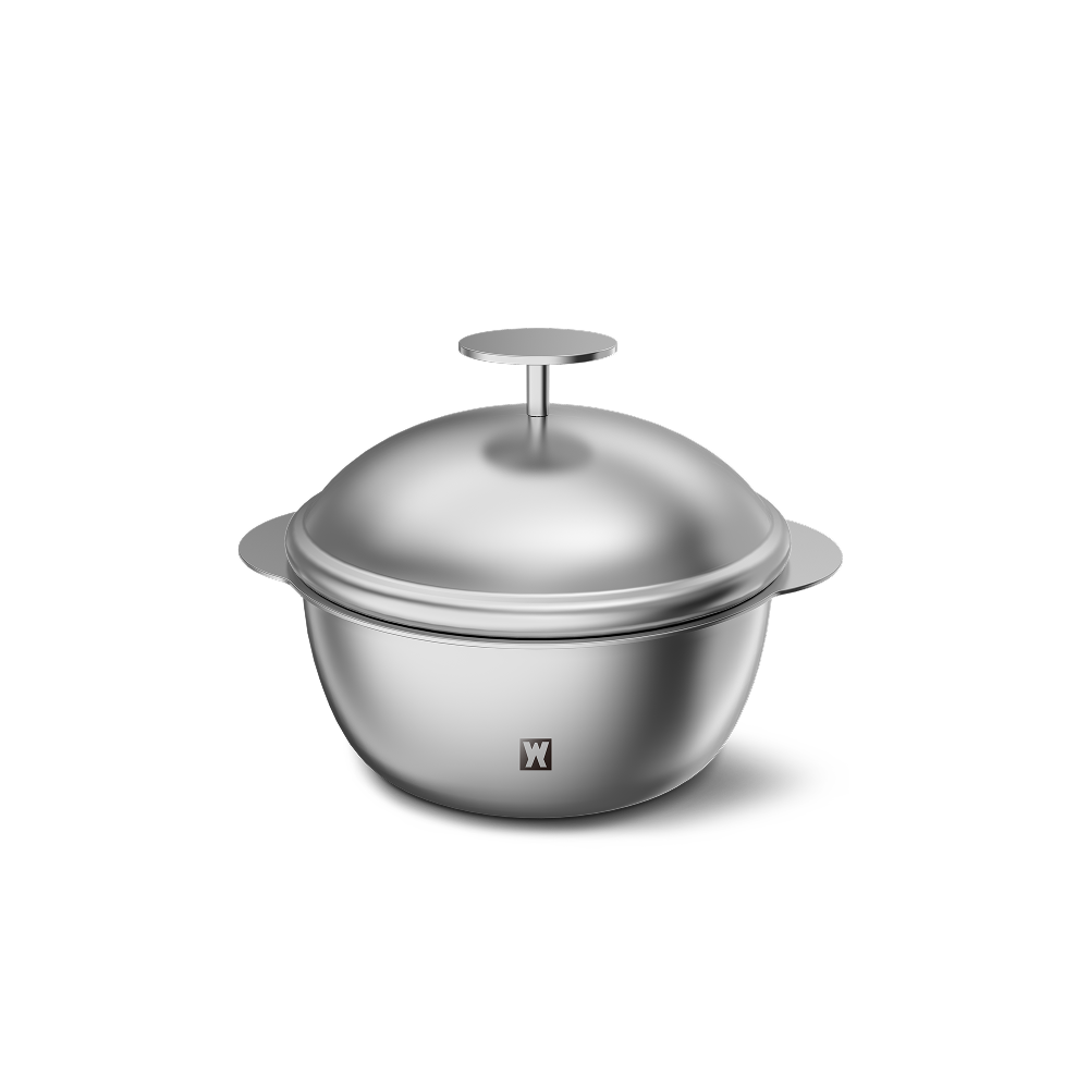 바겐슈타이거 통5중 스텐 316 달항아리 솥밥 죽 국 냄비(포춘팟) 14cm(WAGENSTEIGER 5-Ply Stainless Steel 316 Fortune Pot Rice & Porridge Soup Pot 14cm) - 1