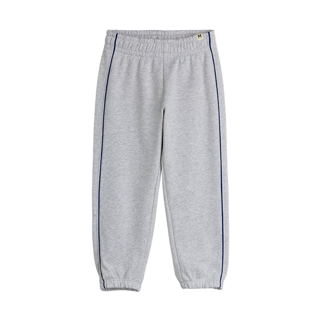 (키즈) 미니 로디니 플레인 파이핑 스웨트팬츠 그레이 멜란지((Kids) Mini Rodini Plain Piping Sweatpants Grey Melange)