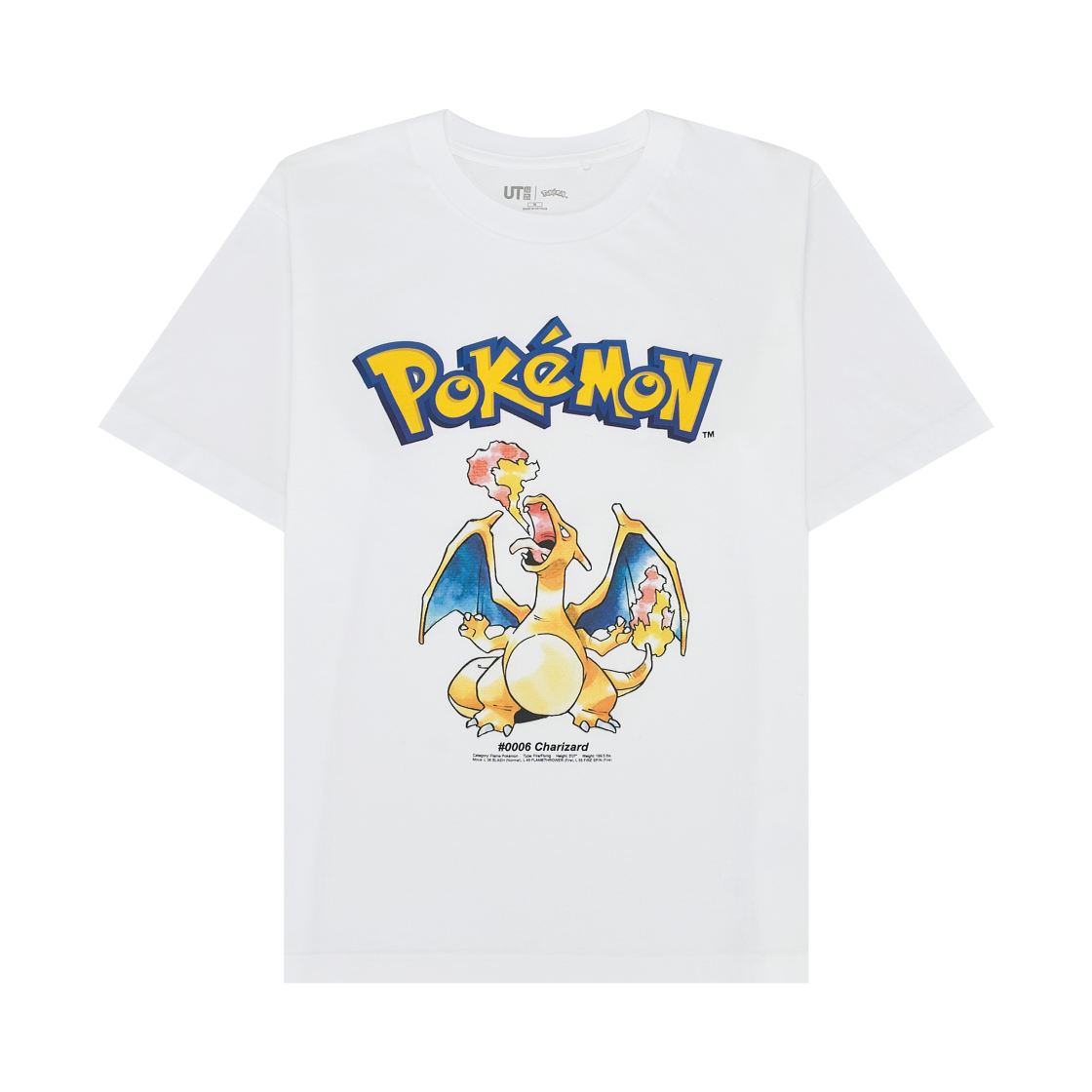 유니클로 UT x 포켓몬 그래픽 티셔츠 1A 화이트(Uniqlo UT x Pokemon Graphic T-Shirt 1A White)