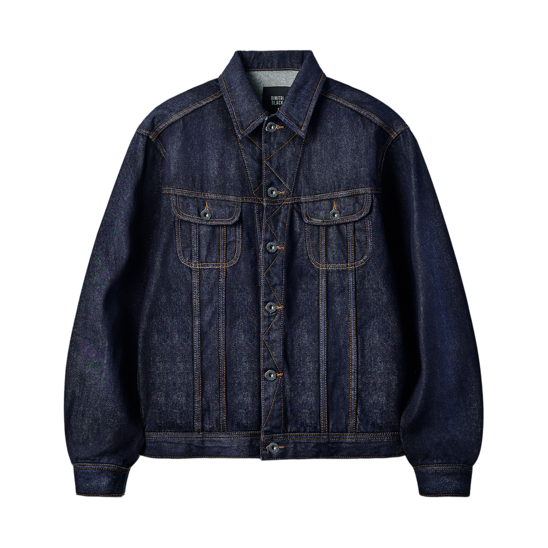 디미트리블랙 에브리원스 셀비지 데님 자켓 블랙(Dimitri Black Everyone's Selvedge Denim Jacket Black)