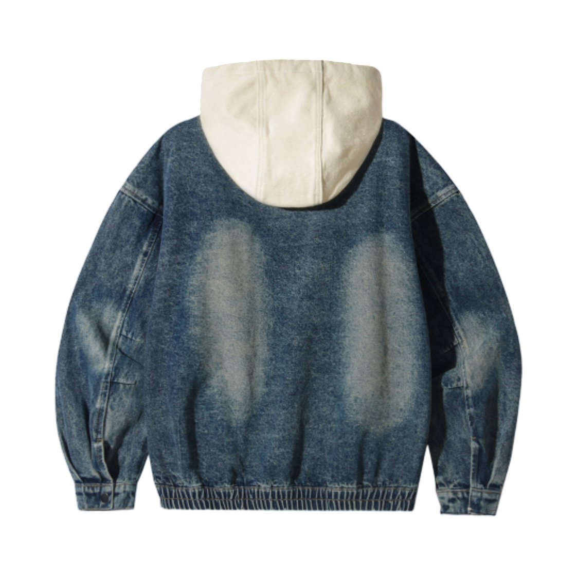 디미트리블랙 투웨이 OG 에센셜 디트로이트 후드 집업 데님 더스트 인디고(Dimitri Black 2Way OG Essential Detroit Hooded Zip Up Denim Dust Indigo) - 2