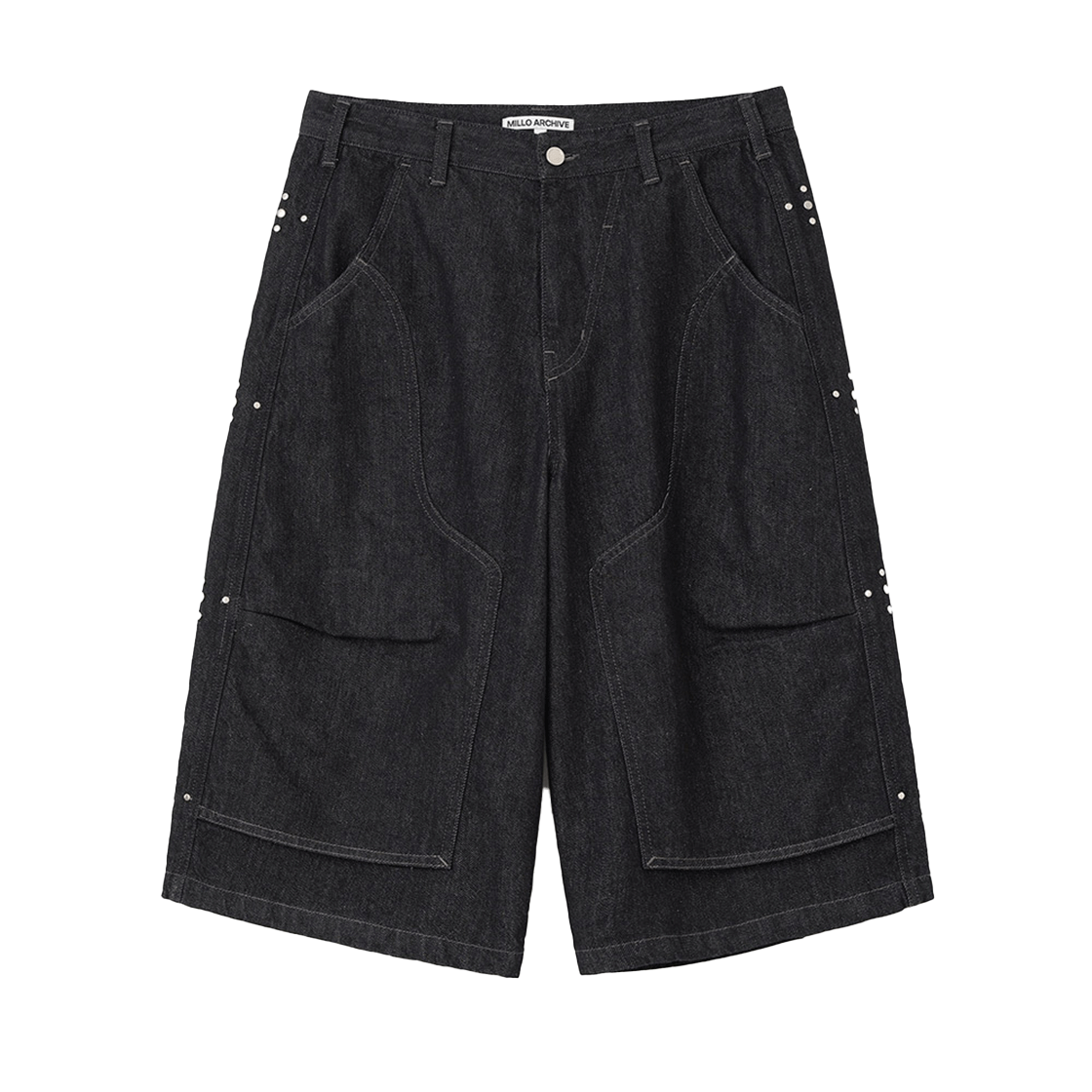 밀로 아카이브 베가스 스터드 팬츠 데님 블랙(Millo Archive Vegas Stud Pants Denim Black)