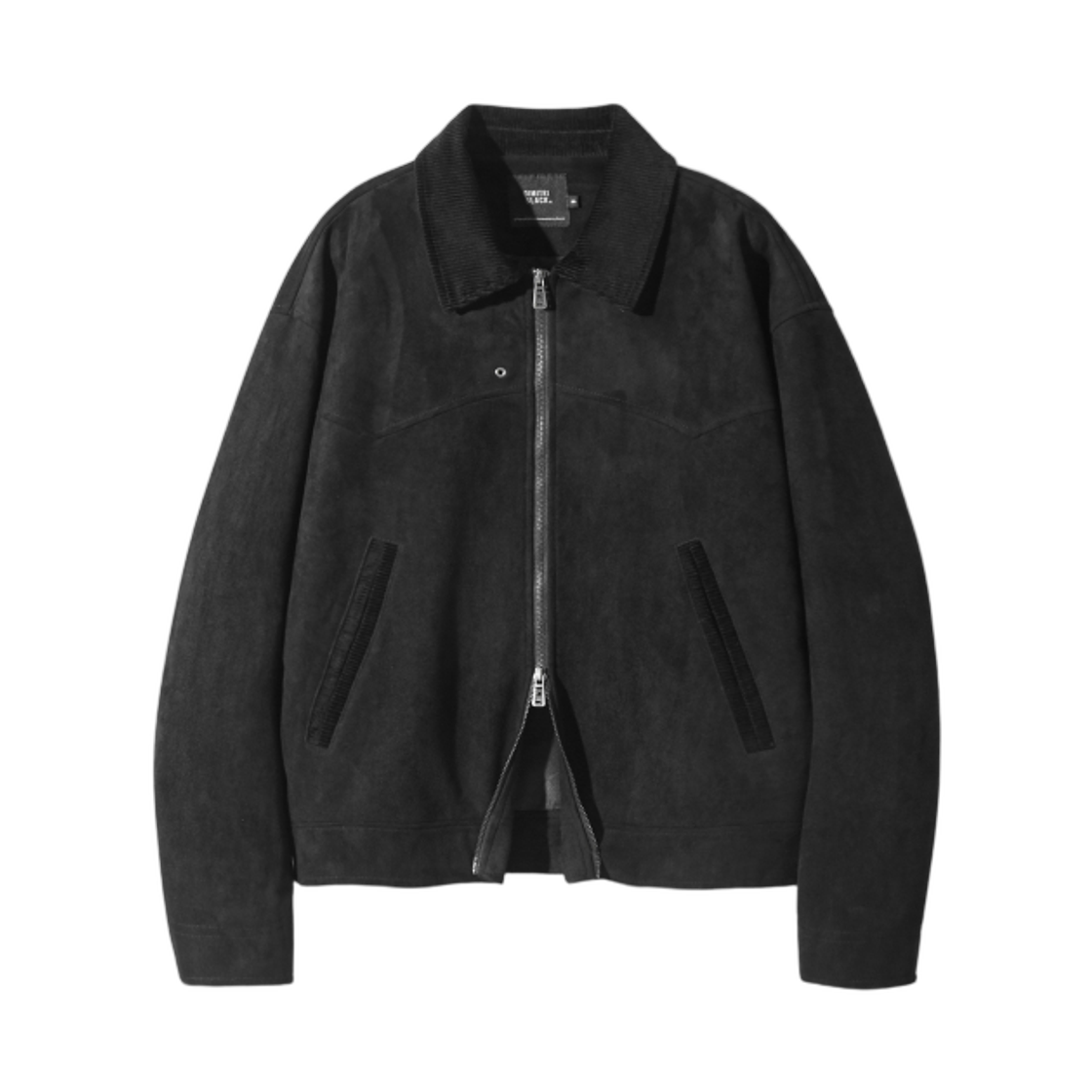 디미트리블랙 투웨이 웨스턴 비건 스웨이드 자켓 블랙(Dimitri Black 2Way Western Vegan Suede Jacket Black)