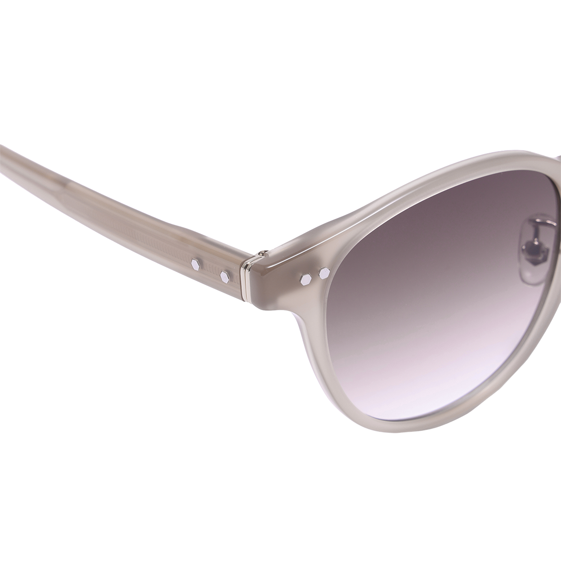 알로아이웨어 [SILVERBITE] SBS1602 2121G 아세테이트 라운드 베이지 선글라스(ALO EYEWEAR [SILVERBITE] SBS1602 2121G acetate round beige sunglasses) - 4
