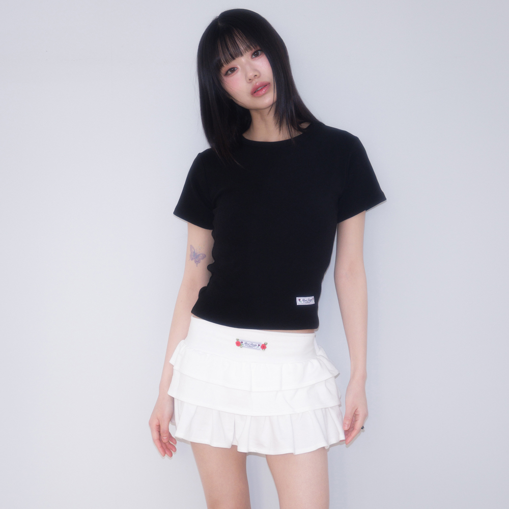 로제프란츠 에센셜 로즈 라벨 티셔츠 블랙(Rosefrantz Essential Rose Label T-Shirt [Black]) - 2