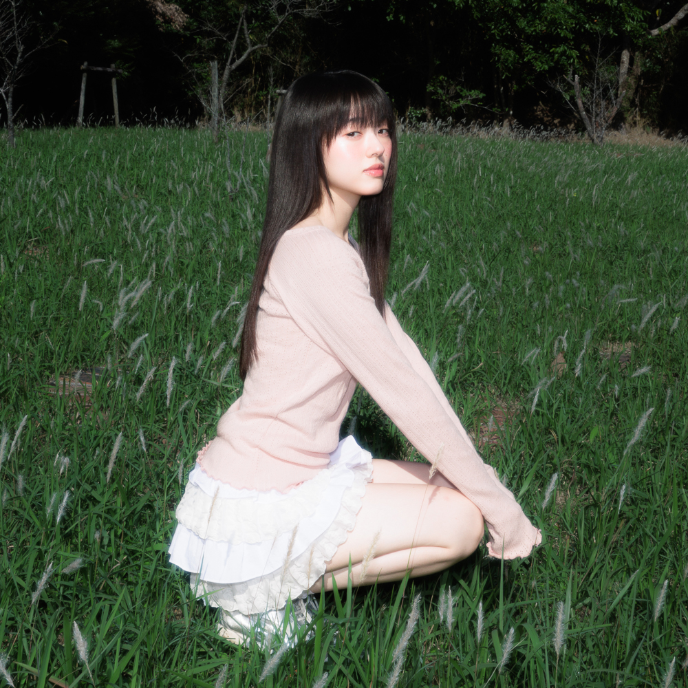 로제프란츠 레이스 라벨 브이넥 롱슬리브 핑크(Rosefrantz Lace Label V-Neck Long Sleeve [Pink]) - 6