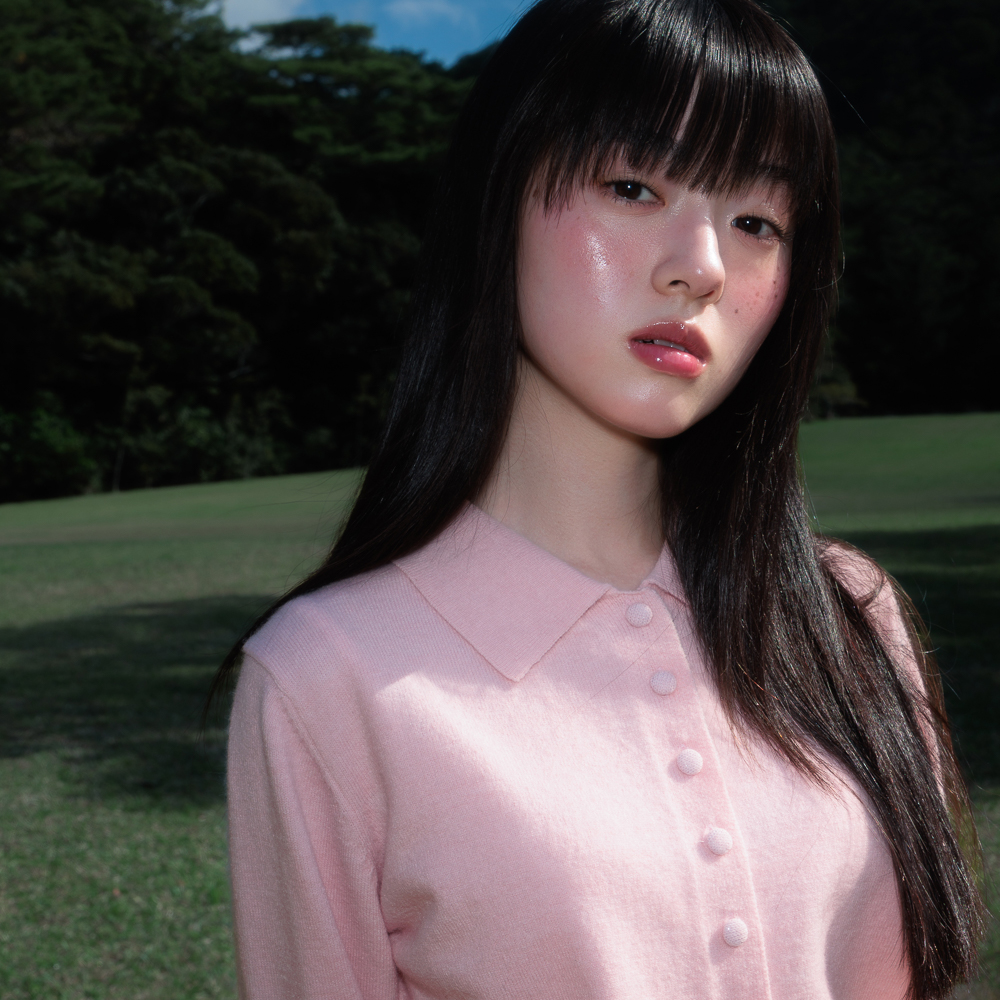 로제프란츠 패브릭 버튼 카라 가디건 핑크(Rosefrantz Fabric Button Collar Cardigan [Pink]) - 5