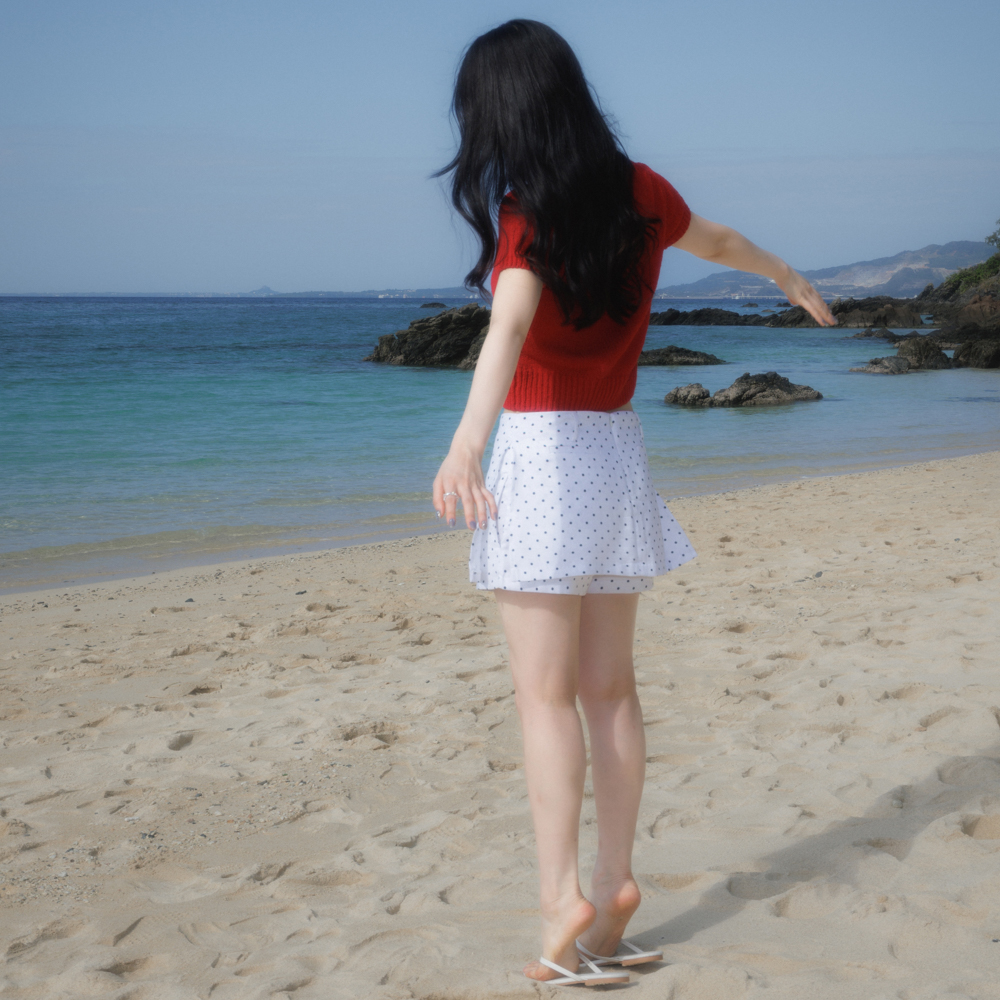 로제프란츠 포켓 반팔 니트 가디건 레드(Rosefrantz Pocket short sleeve knit cardigan [Red]) - 4