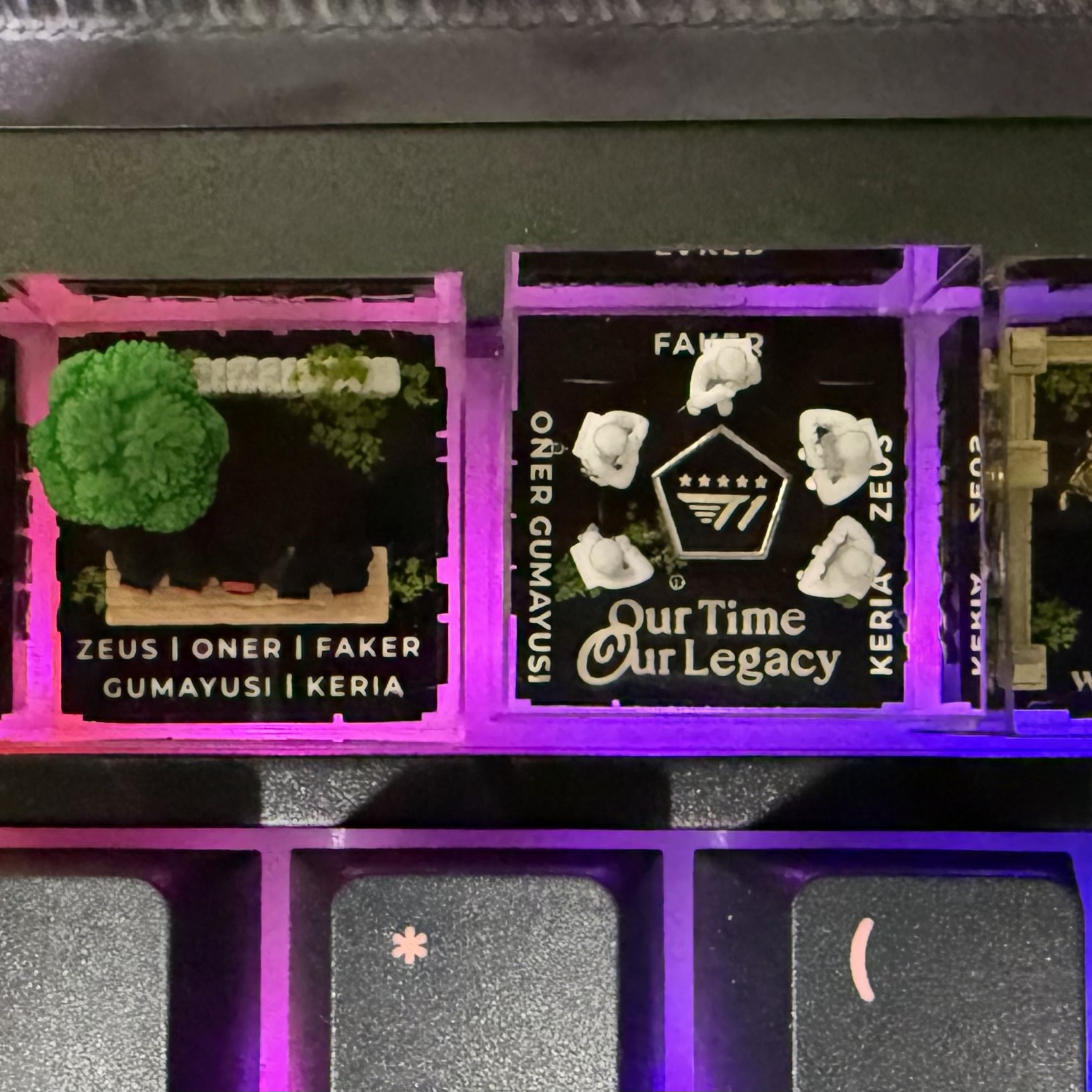 T1 2024 World Champions ZOFGK Keycap, T1 2024 World Champions Keycap 착용 스타일 - 4