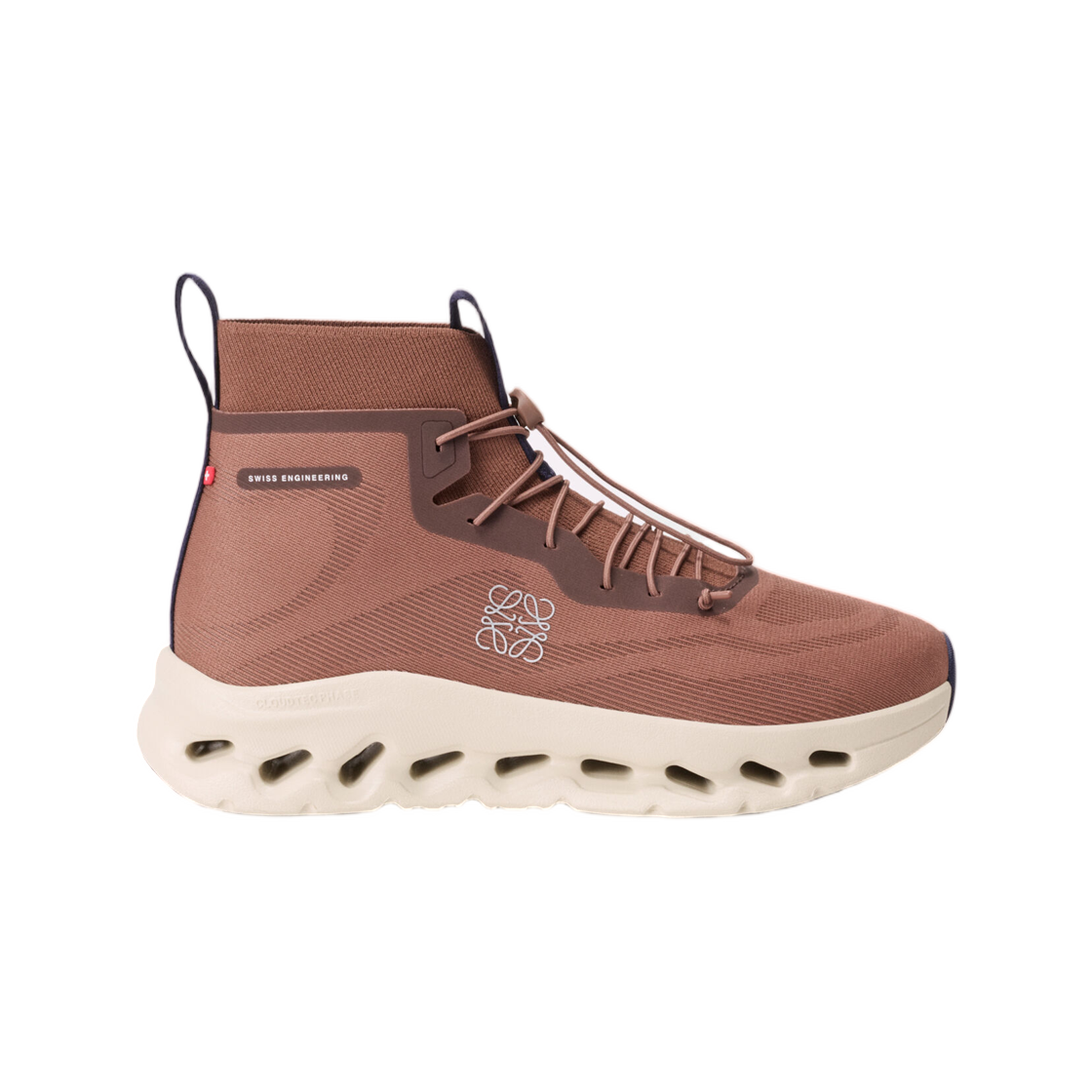 로에베 x 온 러닝 클라우드틸트 하이 토프 오트밀 네이비(Loewe x On Running Cloudtilt Hi Taupe Oatmeal Navy) - 1