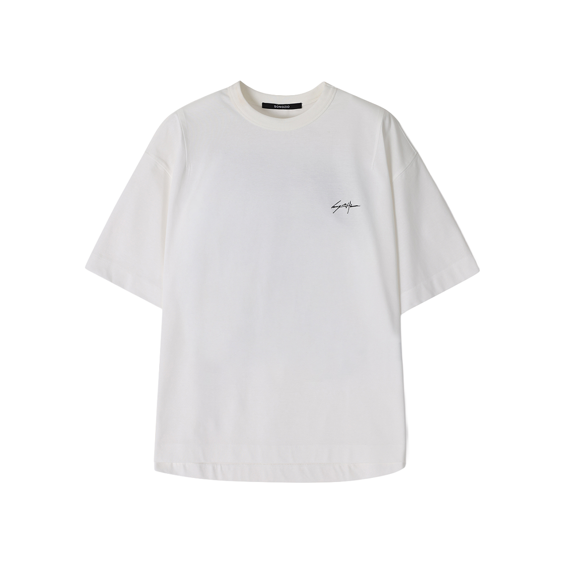 송지오 컬렉션 아크엔젤 엠브로이드 티셔츠 화이트(SONGZIO COLLECTION Archangel Embroidered T Shirt White) - 1