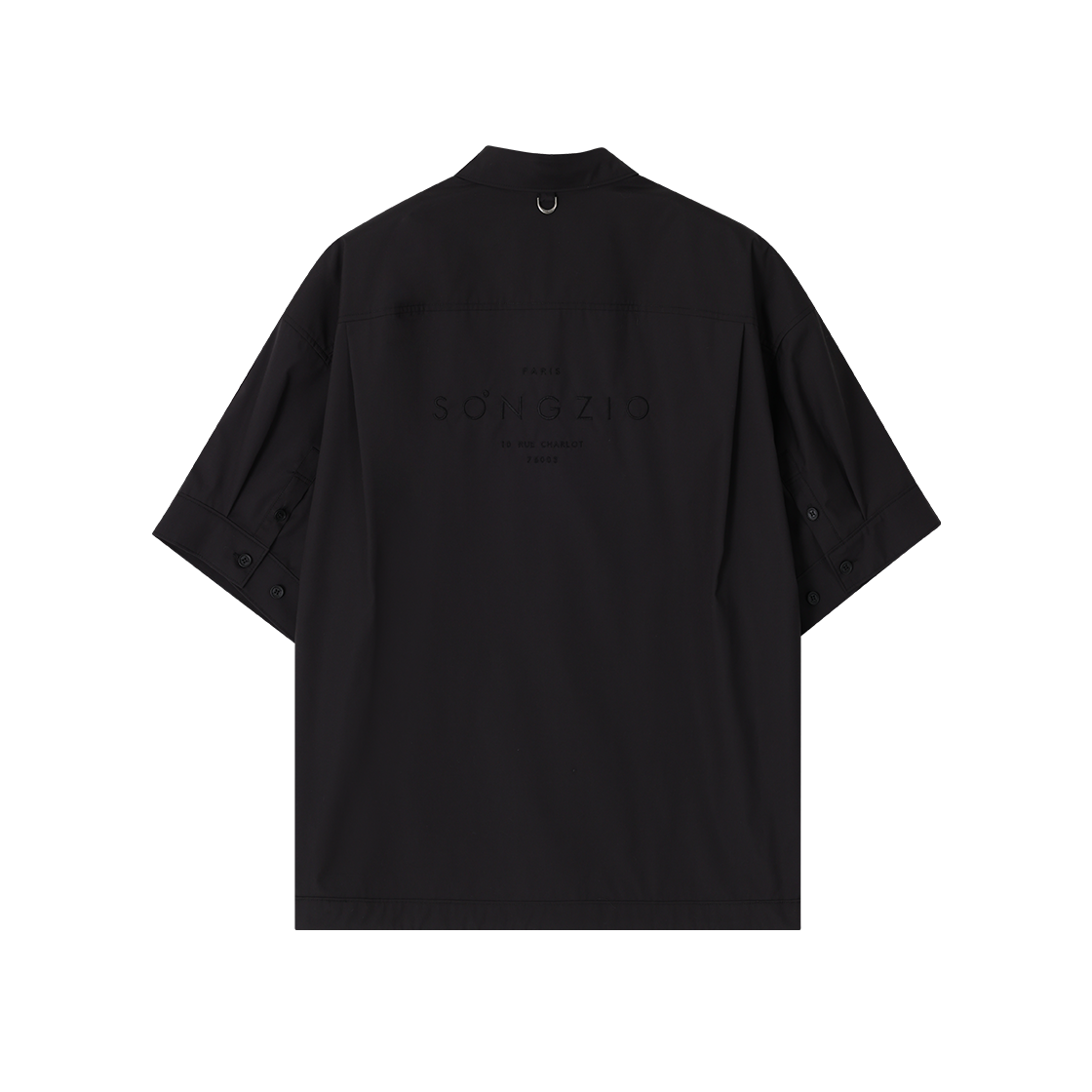 송지오 옴므 오리진 파리 하프 셔츠 블랙(SONGZIO HOMME Origin Paris Half Shirt Black) - 2