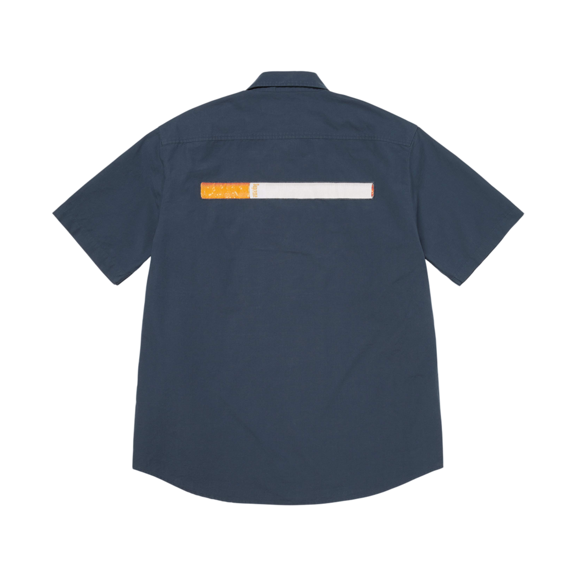 - Supreme Cigarette S/S Shirt Navy - 26SS