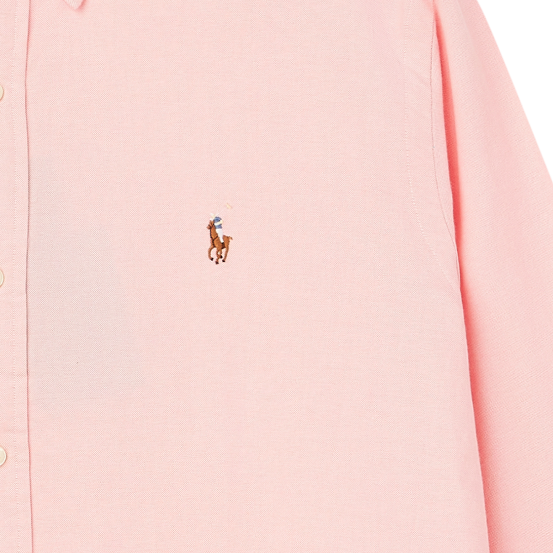[10%적립] 폴로 랄프 로렌 커스텀핏 옥스포드 셔츠 핑크 - 26SS([10%적립] Polo Ralph Lauren Custom Fit Oxford Shirt Pink - 26SS) - 6