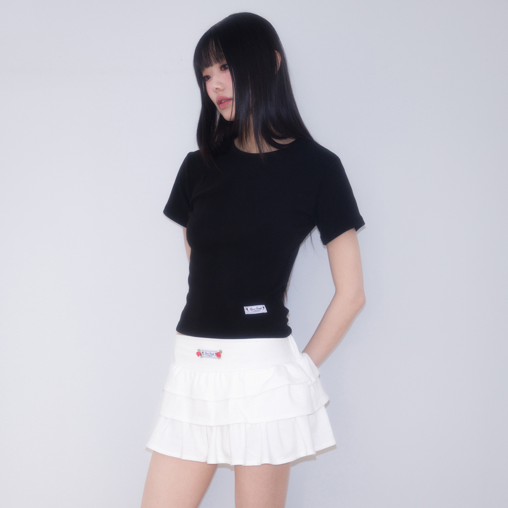 로제프란츠 에센셜 로즈 라벨 티셔츠 블랙(Rosefrantz Essential Rose Label T-Shirt [Black]) - 3