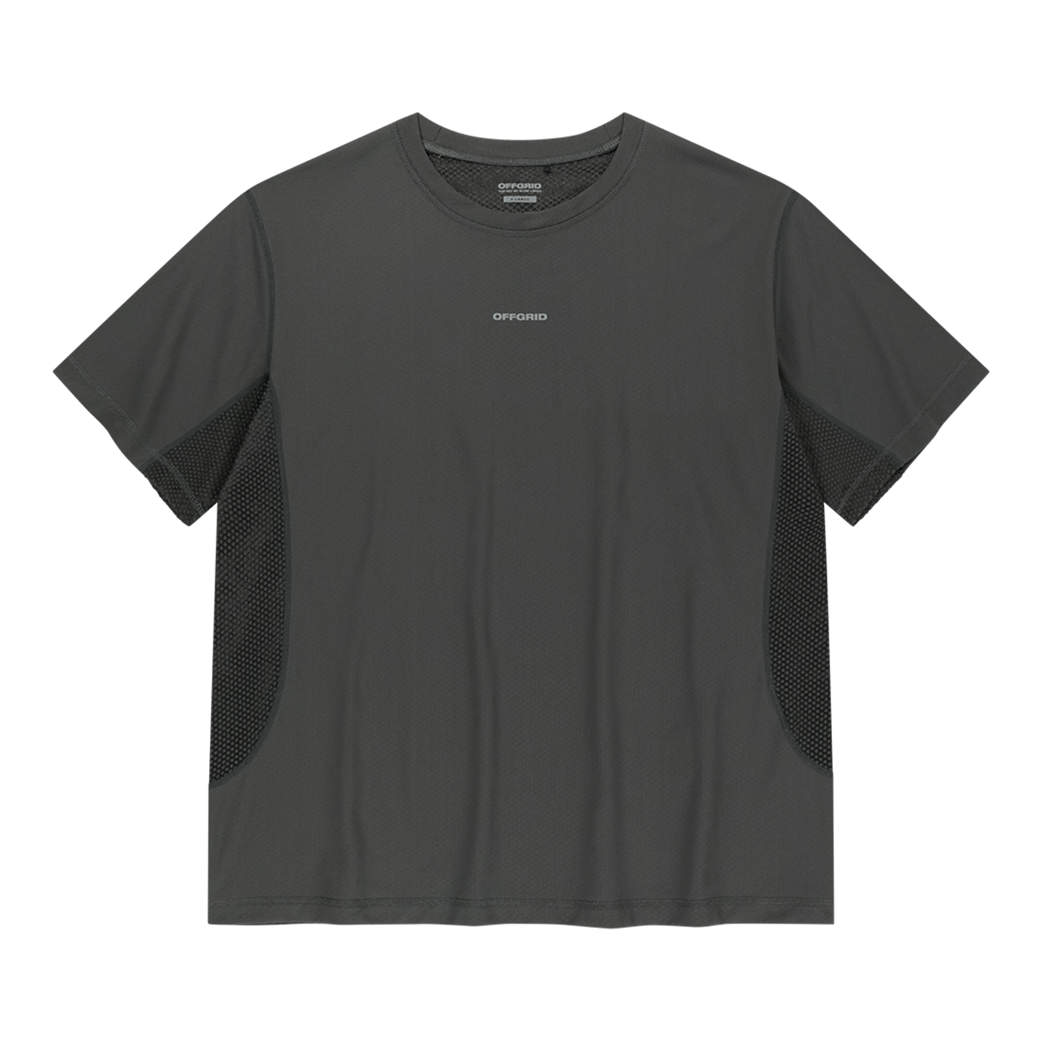오프그리드 벤트라 옥타 반팔 티셔츠 차콜(OFFGRID Ventra Octa Shortsleeve Charcoal)