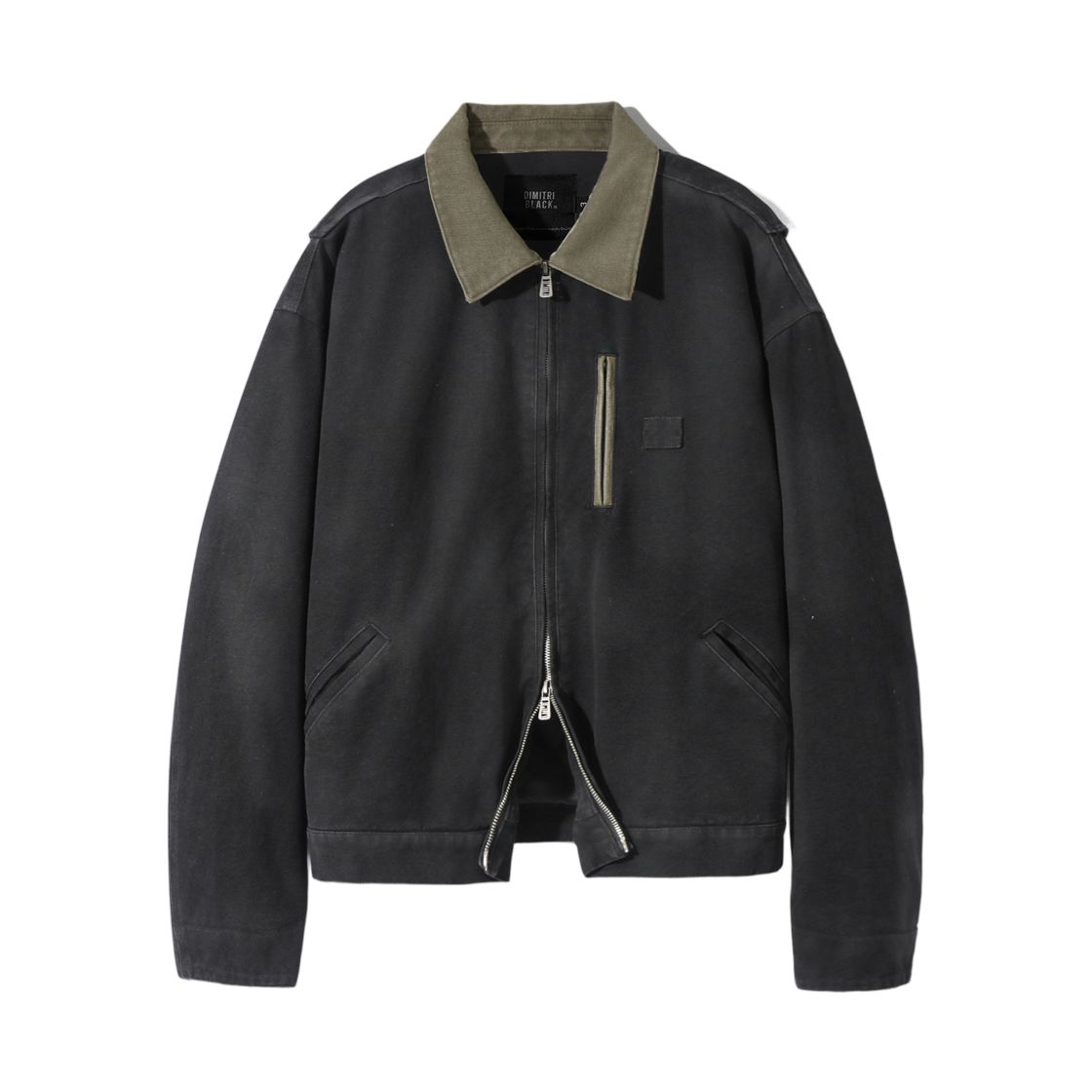 디미트리블랙 투웨이 OG 페이드 워싱 디트로이트 퀼팅 자켓 블랙(Dimitri Black 2Way OG Fade Washing Detroit Quilting Jacket Black)