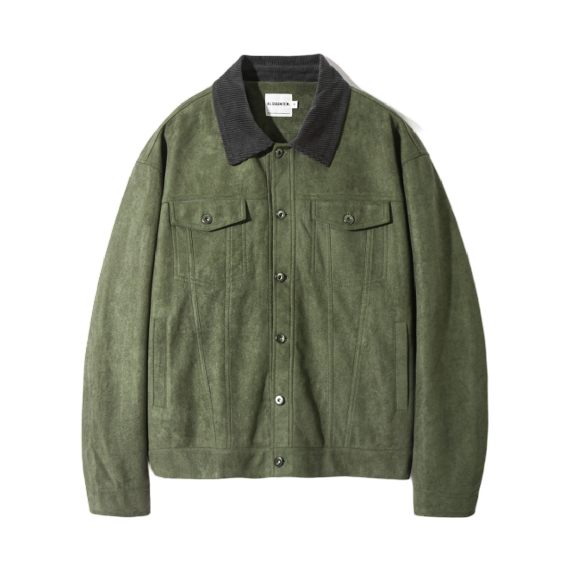 디미트리블랙 ASI OG 에센셜 스웨이드 트러커 자켓 올리브(Dimitri Black ASI OG Essential Suede Trucker Jacket Olive)