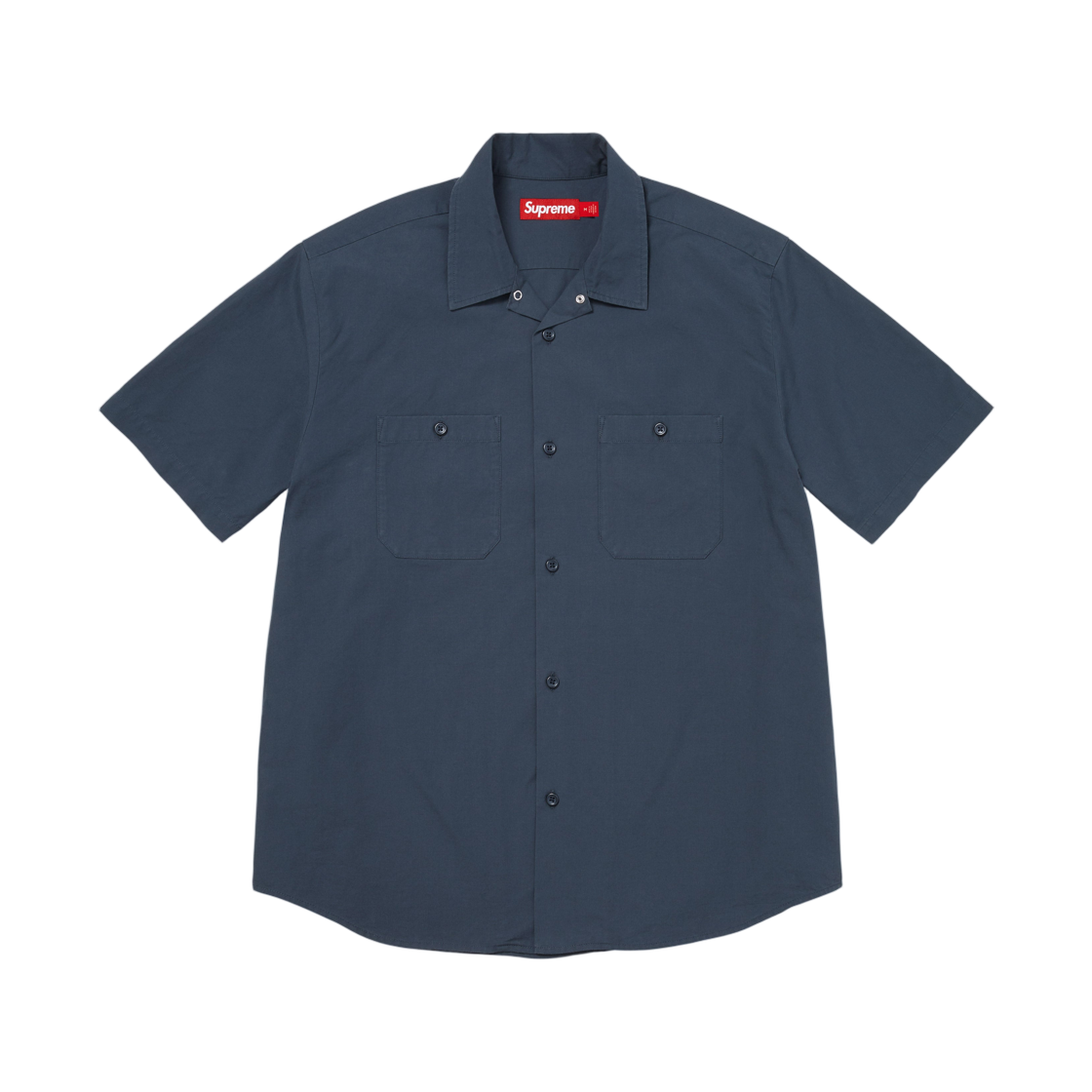 슈프림 시가렛 숏슬리브 셔츠 네이비 - 26SS(Supreme Cigarette S/S Shirt Navy - 26SS) - 2